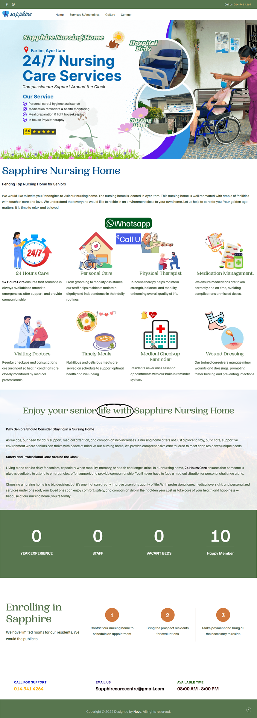 Nursing Home Website